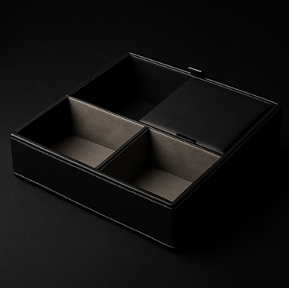 VALSTRØM™ Premium Modular Desk Organizer – Matte Black Edition